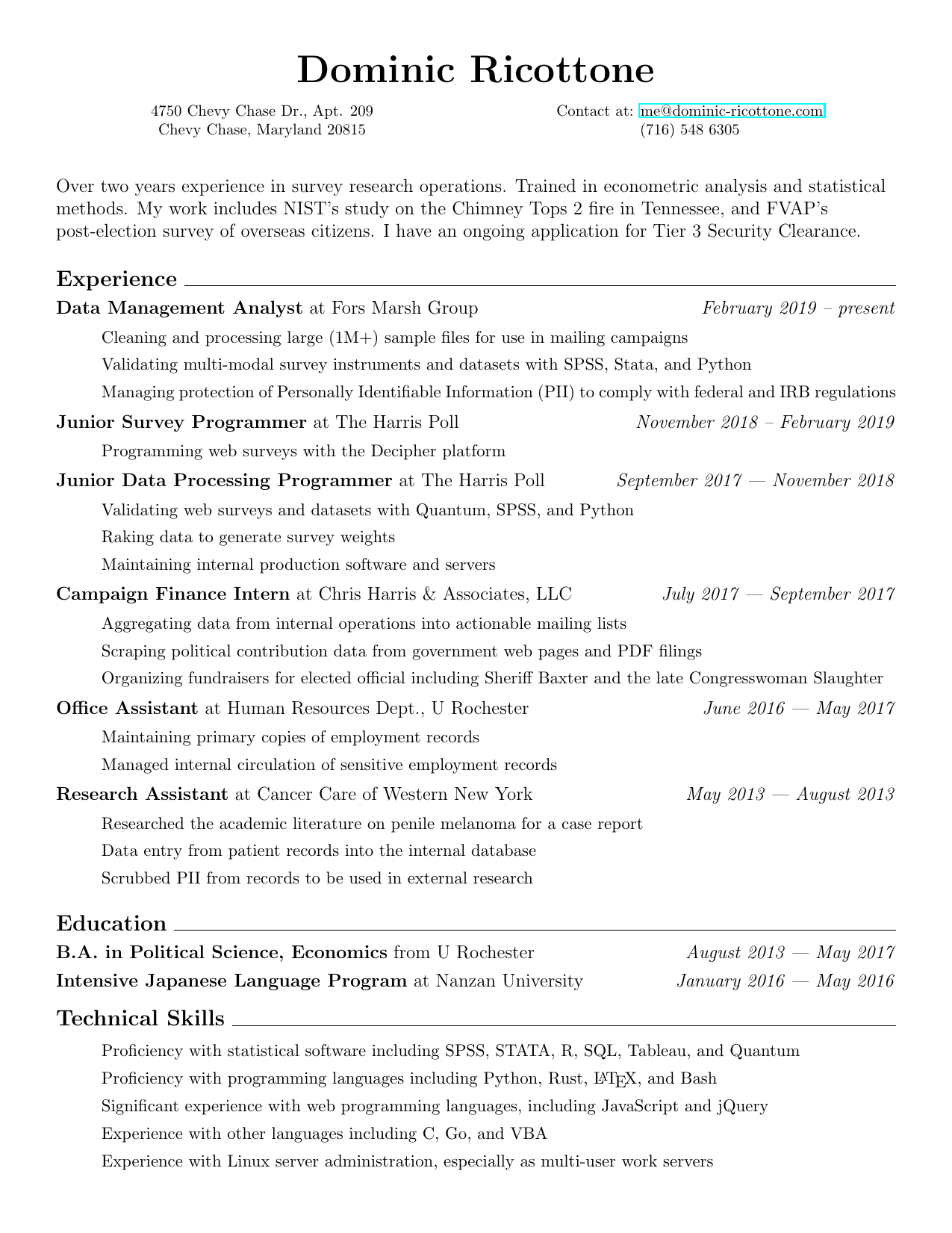 PDF resume