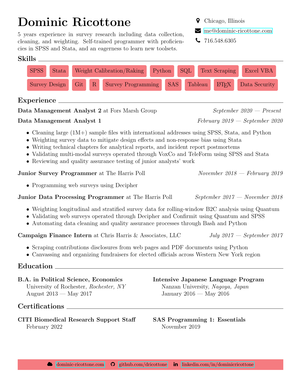 PDF resume