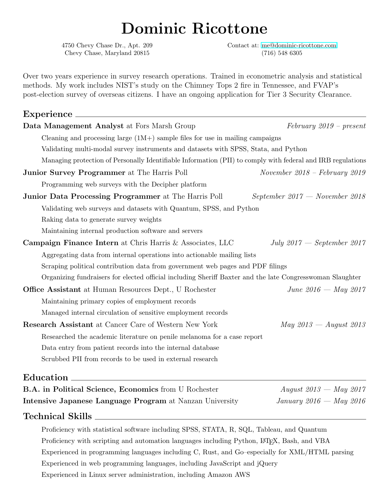 PDF resume