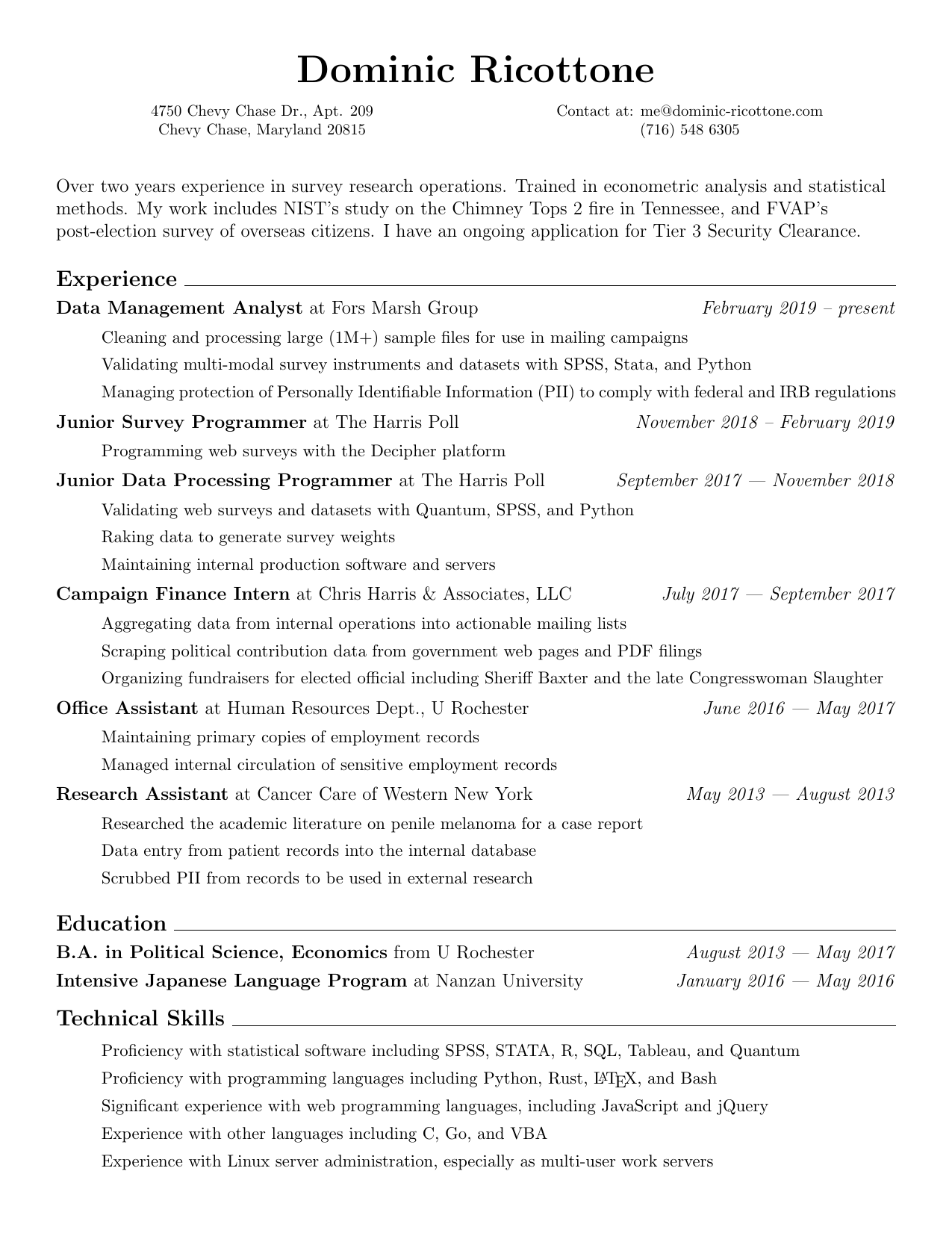 PDF resume